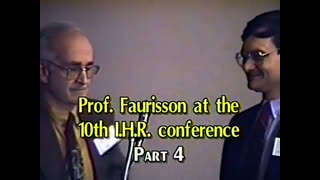 AVOF Nr. 168 - Prof. Robert Faurisson at the 10th IHR Conference - part 4 of 4