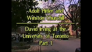 AVOF Nr. 163 - David Irving at the University of Toronto part 1 of 2 - 1986