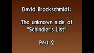 AVOF Nr. 185 - David Brockschmidt - The Unknown Side of 'Schindler's List' part 2 of 2