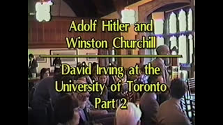 AVOF Nr. 164 - David Irving at the University of Toronto part 2 of 2