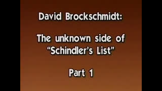 AVOF Nr. 184 - David Brockschmidt - The Unknown Side of 'Schindler's List' part 1 of 2