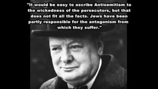 Churchill on his Bolshevist Jewish Masters