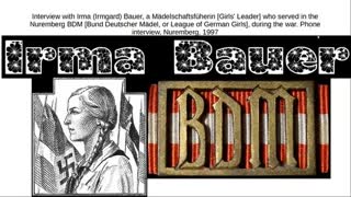 Interview with Irma Bauer member of the NSDAP BDM League of German Girls WW2 World War Two Germany