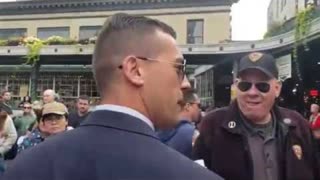 Patrick Little NAMING THE JEW at Pike Place Market in Seattle