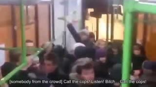 A Jewish Woman Screams And Threatens The Goyim