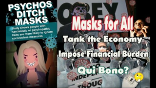 Masque 4 All, Tank the Economy, Impose Financial Burden, Qui Bono?