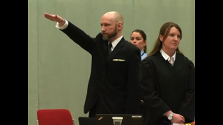 Raw: Mass Murderer Makes Nazi Salute In Court