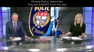 Did you Know ?  Ottawa Police ARE EXEMPT From The Jab