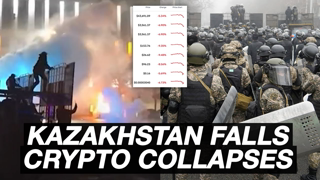 Kazakhstan falls, Russia intervenes, Crypto Market CRASHES