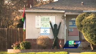 Swastika display at River Park home angers neighbors