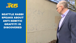 Seattle rabbi speaks out after anti-Semitic graffiti was found near Jewish Family Service