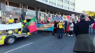 Lisbon, Portugal standing up against the medical apartheid!