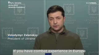 ZIONIST RAT ZELENSKY PLEADS FOR EUROPEANS TO GO AND FIGHT FOR UKRAINE AGAINST RUSSIA!