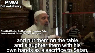 Jews â€œprepare their matzahâ€¦ with the blood of children" - Preacher at Al-Aqsa Mosque