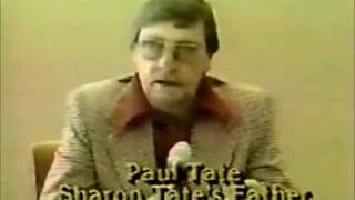 Paul Tate Sharon Tate's dad in 1987 Parole Hearings News Tex, Leslie,