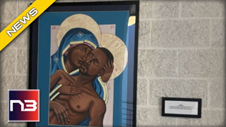 Students Outraged At Painting of George Floyd as Jesus Christ Displayed At University