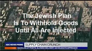 The Jewish Plan Is To Withhold Goods Until All Are Injected