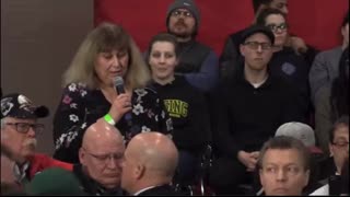 In 2019 a woman bravely called out Justin Trudeau calling him a â€œglobalist that has sold out the cou