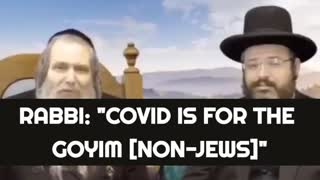 RABBI: "CORONAVIRUS IS FOR THE GOYIM [NON-JEWS]"