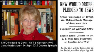 NWO Pledged to Jews - NYT 6 October 1940 zioncrimefactory 14 Sep 2012 Deanna Spingola