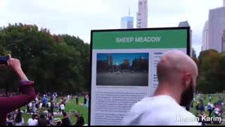 Oct 24th NYC Sheep Meadow Central Park Wearing Masks Ou