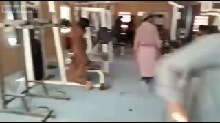 afghanistan: talibani gym dress code = rocket launchers