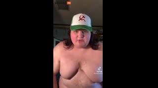 FAT COMMUNIST WITH SAGGY BOOBS RANTS ABOUT THE UNVAXXED