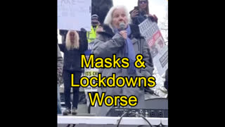 93 Year Old Holohoax liar Says Mask & Lockdowns Worse! no shit,that's because this is real!