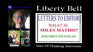 LibertyBellShow s01e03 MILES MATHIS IS A jEW