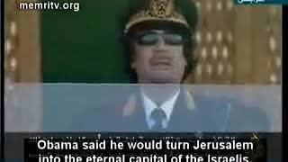 Gaddafi says JFK was assassinated by Israel