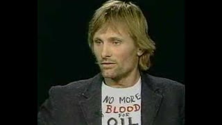 Viggo Mortensen questions Jewish Media on Iraq War on Charlie Rose