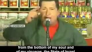 Hugo Chavez: Israel the terrorist state. Viva Palestine