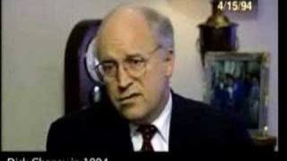 dick cheney in 1994 on Iraq