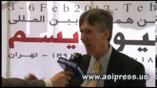 Interview with E. Michael Jones at the 3rd Hollywoodism International Conference in Tehran