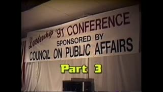 AVOF 082 - Leadership Conference 91 part 3 - Malcolm Ross - The Fight for Western Civilization