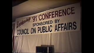 AVOF 086 - Ernst Zundel Speaks at the Leadership 91 Conference - 1 of 2