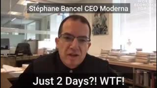 The CEO Of Moderna Telling Everyone The Vaccine Was Designed On A Computer In 2 Days