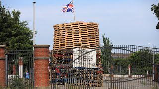 PSNI urged to remove controversial bonfire in Belfast