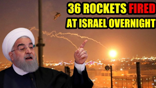 ((36)) ROCKETS FIRED At Israel Overnight