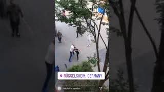 Turks and pakis fighting in the streets of Germany