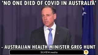 Australian MP: No People Who Have Caught COVID in Australia and Passed Away