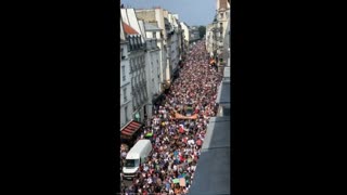 Paris France Protest Against Macrons COVID Legislation (2021.07.17)