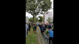 Berlin: German Protest Groups Unite, Despite Police Efforts to Keep Them Separated - Part 2 (2021.08.01)