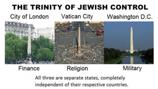 The Trinity Of Jewish Control: The City Of London, The Vatican And Washington DC