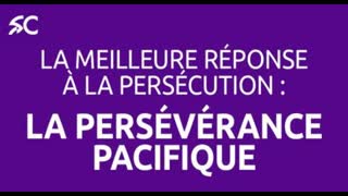 La meilleure rÃ©ponse Ã  la persÃ©cutionÂ : exposer pacifiquement la vÃ©ritÃ©