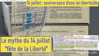 Le mythe du 14 juillet "fÃªte de la LibertÃ©"