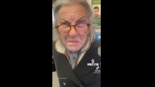 Based Grandma Goes Off On Masked Retard