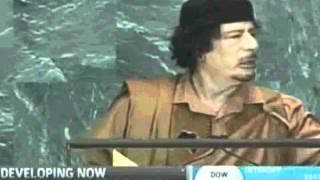 Muammar Gaddafi Speech To United Nations. September 23, 2009 (Full)