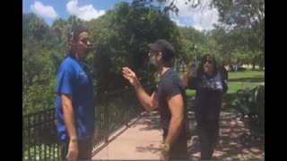 Worlds Most Annoying Vegan Berates Two Guys Fishing with his Brainwashed Son