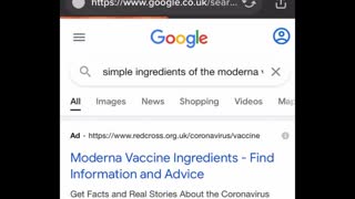 GOOGLE SEARCH - Moderna vaccine ingredients… ‘safe and effective? ???